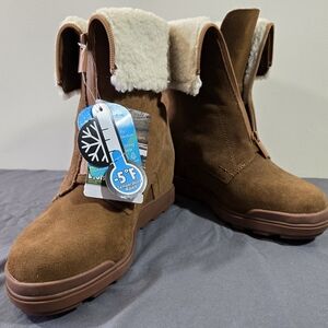 Ozark Trail Suede Faux Fur Lined Winter Boots